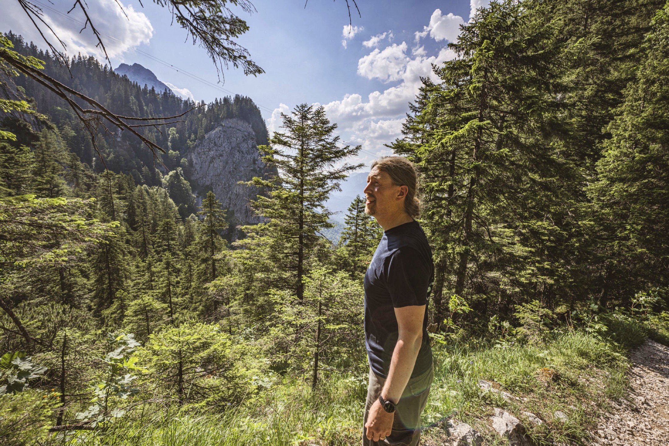 Christian Hülsdau in der Natur